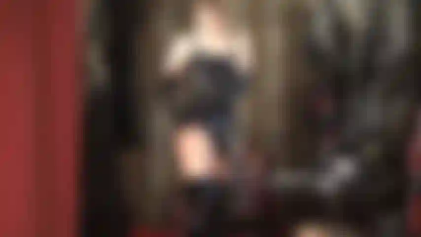 Dressed in a sexy shiny and skimpy pvc outfit with corset and tall boots, mistress gives you the rough pegging you deserve.