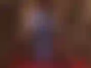 Sensual strapon domination in blue metallic leggings, nylon bodysuit, pantyhose and gloves. You love these hot shiny blue pants and my big white cock.