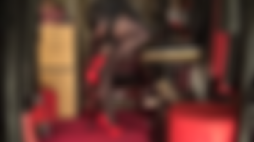 Black leather and sexy nylon legs in stockings and pantyhose layers - mistress has your cock throbbing with this extremely sensual body worship tease.