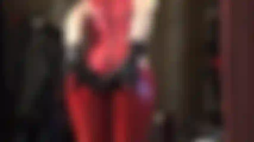 Ass worship and latex gloved handjob on black dildo - mistress vivian shines up her ass in latex catsuit, afterwards milks that cock dry with plenty of lube and spit.