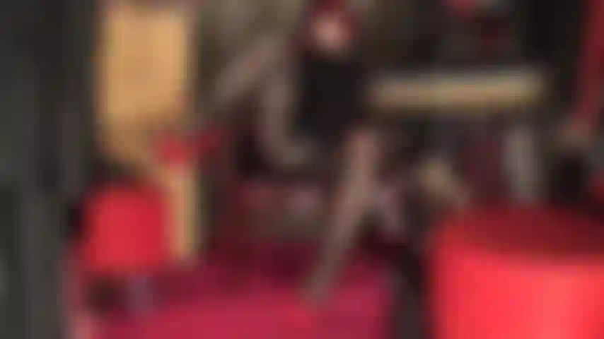 Leg worship and strap-on - mistress knows that her pantyhose covered legs will just drive you absolutely crazy, especially as they are leading up to a tasty looking big cock.