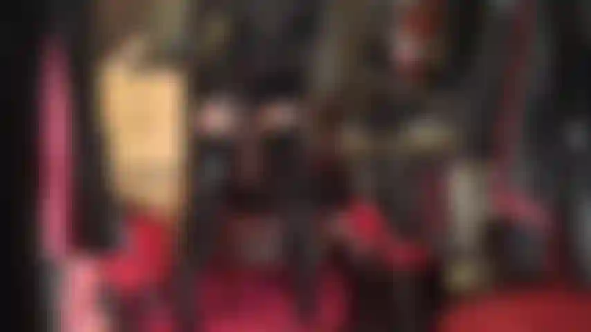 Pvc and nylon bodysuit facesitting - tall boots, glossy pantyhose, pvc skirt and sheer nylon bodysuit underneath.