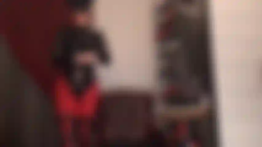 Cruel fetish mistress with huge black strap-on gives you the pounding you deserve with a fat brown spit drenched cock for your throat.