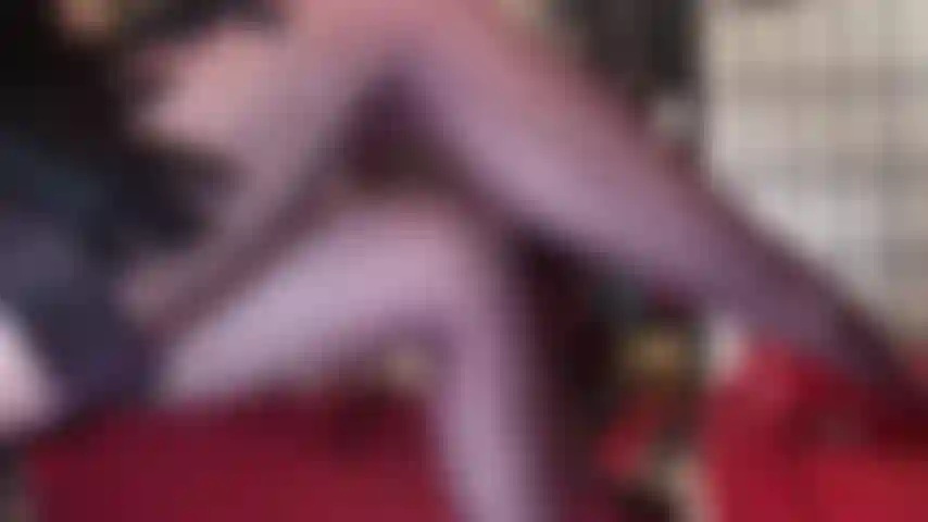 Mistress has you weak for her legs, ass and feet in purple sheer hose and stockings.