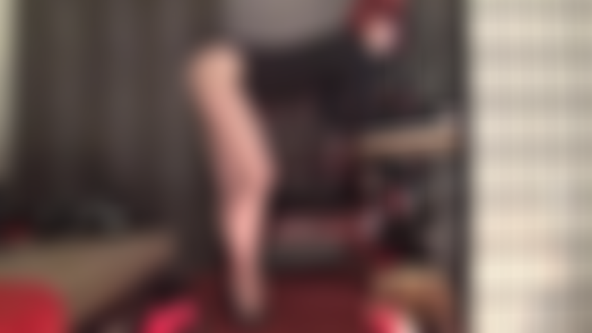 Flaunting her incredible pantyhose legs, high arches and tempting cleavage in sheer brown pantyhose, Mistress finishes you off on her nylon soles and toes.