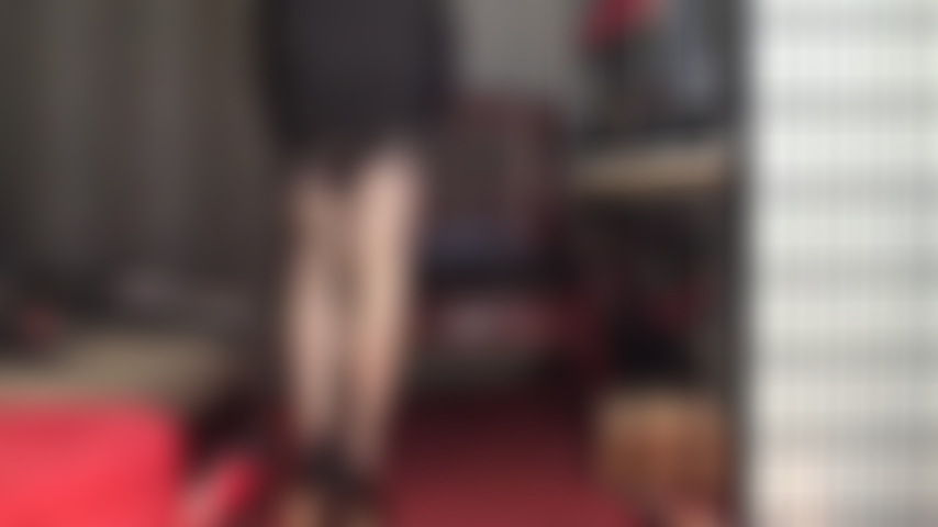 Garters, seamed black fully fashioned vintage nylons, sexy gloves and heels have your slave cock overly excited. Stockings are layered on glossy nude hose. How much of this shiny tease can your cock handle?