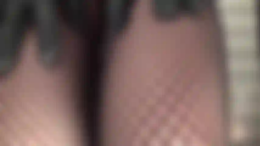 Fishnets, pvc body and super glossy pantyhose layered. Wow, so shiny!