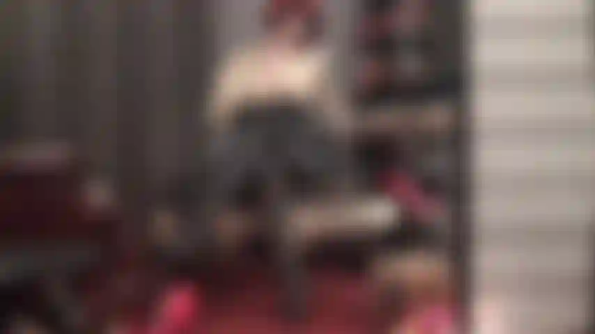 Gold satin blouse, leather waist corset, leather pants, leather gloves and leather boots worship - your goddess' curves look incredible in tight leather and silky satin.