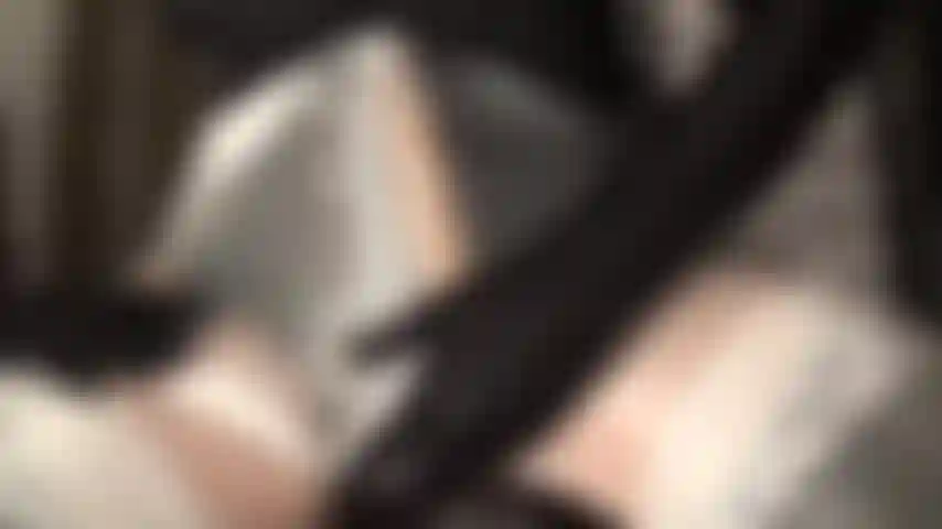 Two cocks in shiny white hose and stockings layers - mistress has you drooling for her two cocks and feet in pantyhose.