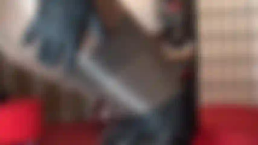 Jerk-off encouragement and body worship in several layers of shiny glossy pantyhose and stockings paired with hot black leather and chain undies.