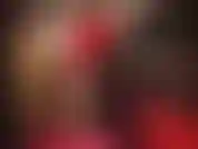 Satin fetish with blonde wig - mistress shares your fetish for silky soft satin wearing a sexy red satin blouse and mini skirt.