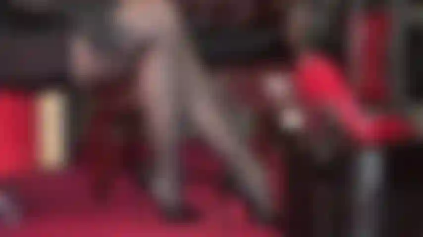 Weak for legs and high heels - sexy crossed and extended pantyhose legs in sexy shoes have you on your knees. Mistress wears classic shiny black pumps, followed by hot strappy platforms.