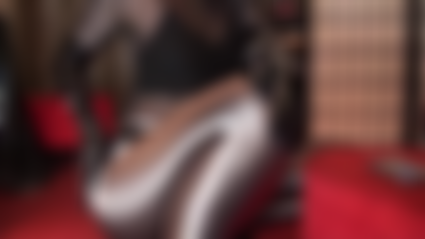 Shiny perfection in brown spandex tights, pvc thong and pvc gloves - ass worship in these hot fetish tights and panties combo is amazing, but as soon as mistress tries on different shiny mini skirts in matching colors, your cock is getting really excited.