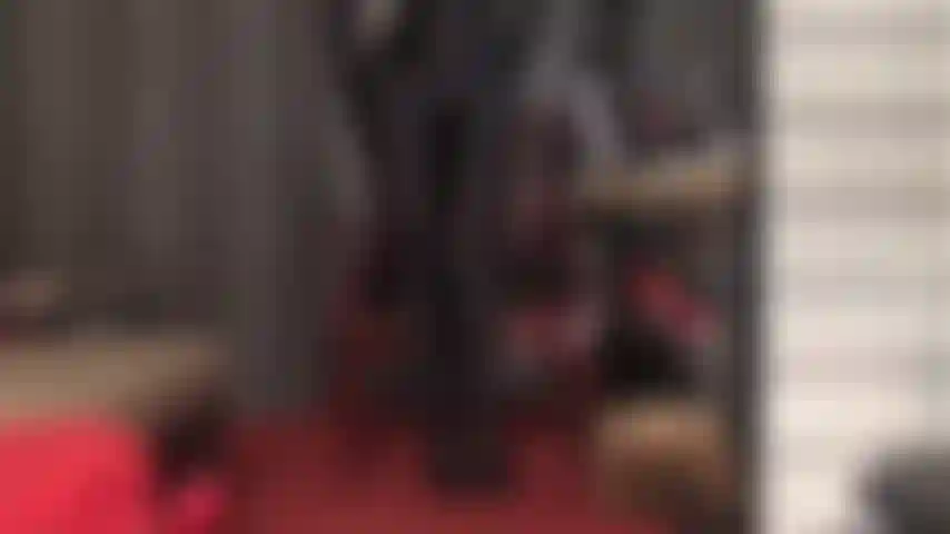 Your cock is mistress' plaything - this spandex catsuit with cleavage zipper really has you turned on. Mistress is having her fun with your erection. She's going to stroke it, she's going to spank it...