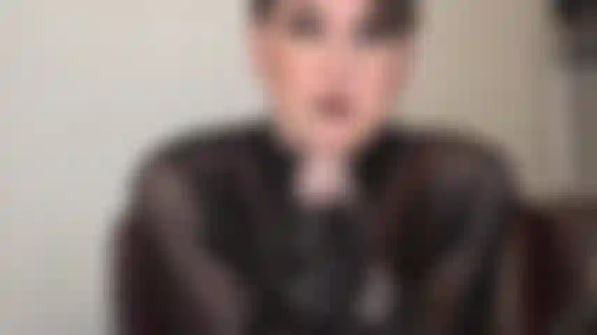 Mistress has you sucking your very first cock. There is no reason to be scared of this big cock. Mistress makes it even more tasty and slippery with her delicious spit. Now will you suck it?!