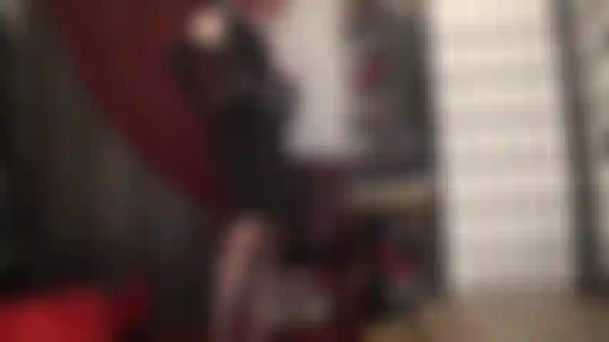 Your mouth begs for it as mistress vivian dangles her tasty big nylon covered cock in your face - front and back view have you equally excited getting to worship mistress' butt as well.