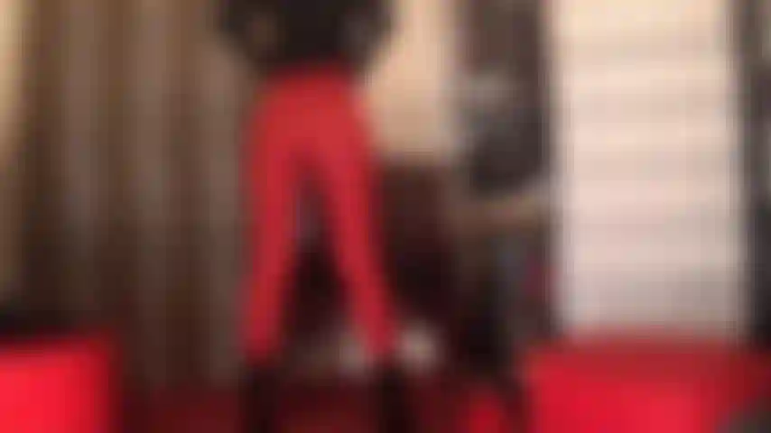 Mistress' big round butt in tight leggings is addicting. With a view like that all you crave is to pay tribute and jerk, jerk and pay.