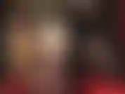 Sexy shiny golden satin skirt with rear slit for an extra hot tease of the stocking layers underneath...