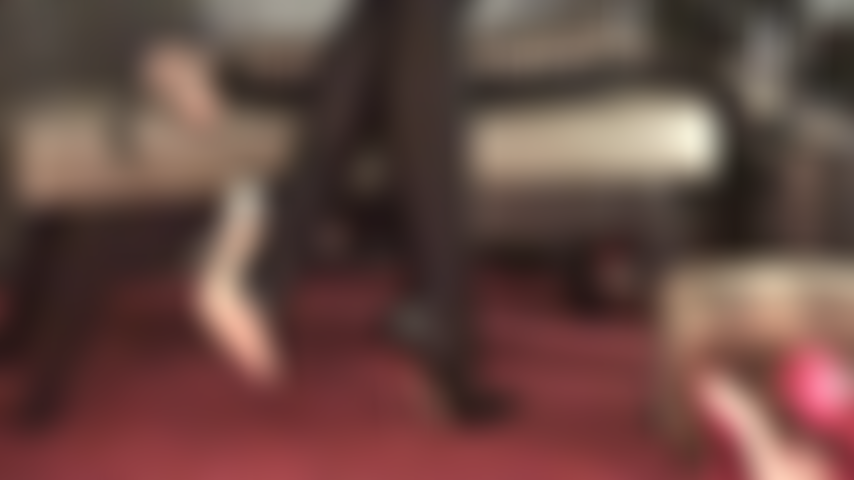 Slick glossy black tights and highest black heels to worship. The shine on these spandex tights really shows off mistress' wonderfully arched feet and sexy calves.