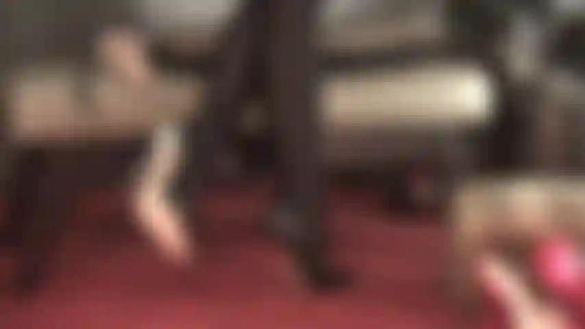 Slick glossy black tights and highest black heels to worship. The shine on these spandex tights really shows off mistress' wonderfully arched feet and sexy calves.