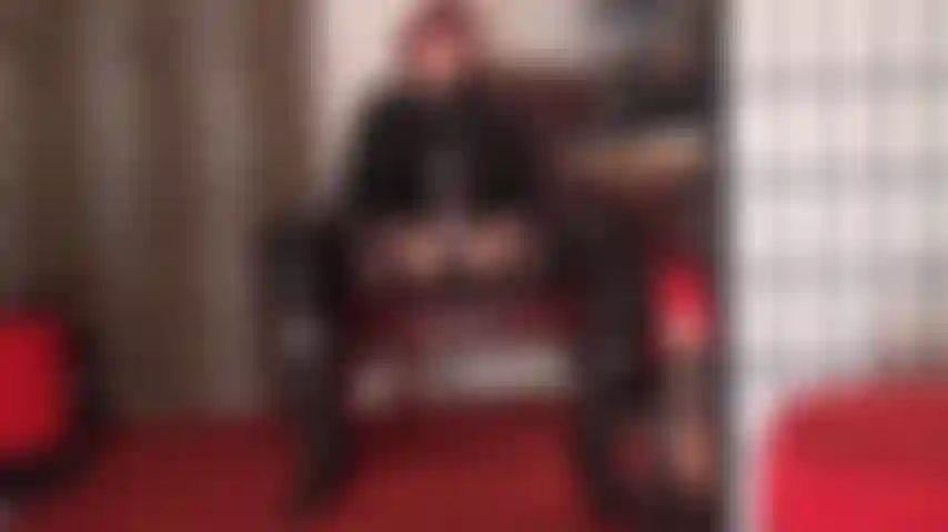 Strapon tease in stockings and tall boots - mistress vivian has you weak for her big cock, she strokes it slowly... Right into your open whore mouth.