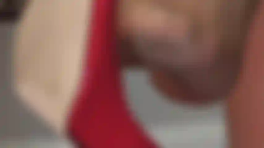 Dangling and shoe play in extreme closeup - these sexy red stilettos are swinging right in front of your face. You get to see the pretty sheer nude nylon toes upclose, almost as if you can inhale their intoxicating scent.