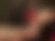 Mistress strokes her big cock while you worship her sexy bare feet.