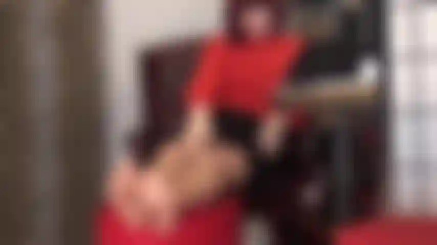 Pantyhose thighs trap your slave cock while nylon gloves slowly massage the cum out.