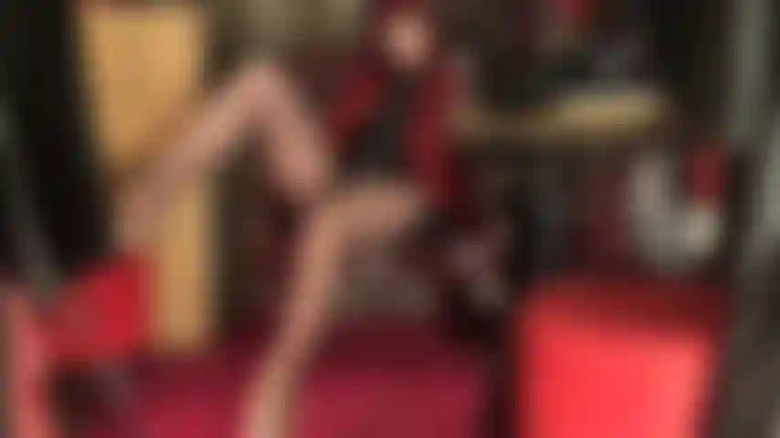 Legs, thighs, cleavage, facesitting, pantyhose and mistress' hands on your slave cock.