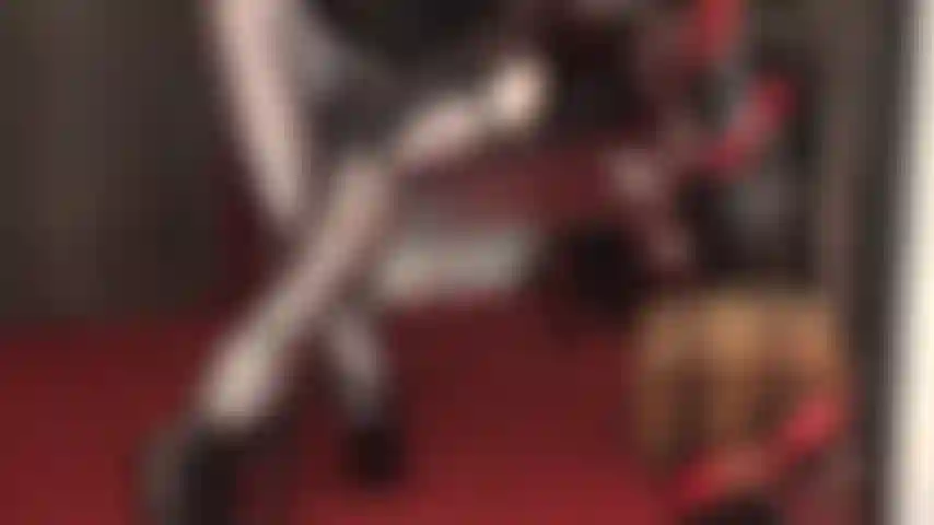 These hot legs demand your attention. Platform heels, shiny pantyhose and stockings layers have you begging to lay the money at mistress' feet, and be milked between crossed thighs.