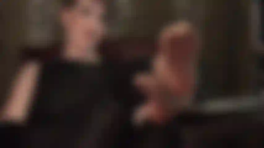 Pantyhose foot worship - with her feet up and her beautifully arched nylon soles and toes wiggling in your face, mistress has your full attention.