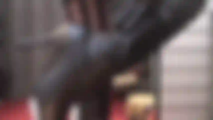 Leather boots and gloves worship in striped pantyhose. Mistress vivian runs her leather fingers slowly along her wonderful leather overknees, creating the strong desire within you to cum into her gloved hand.