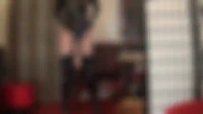 Hot ass and meaty big cock - mistress' thick strap-on looks extra delicious presented with mistress wearing a hot pvc outfit, glossy tan pantyhose and extra long patent boots.