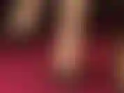 A rare clip of mistress vivian's painted toes in sheer nude pantyhose and peeptoes.