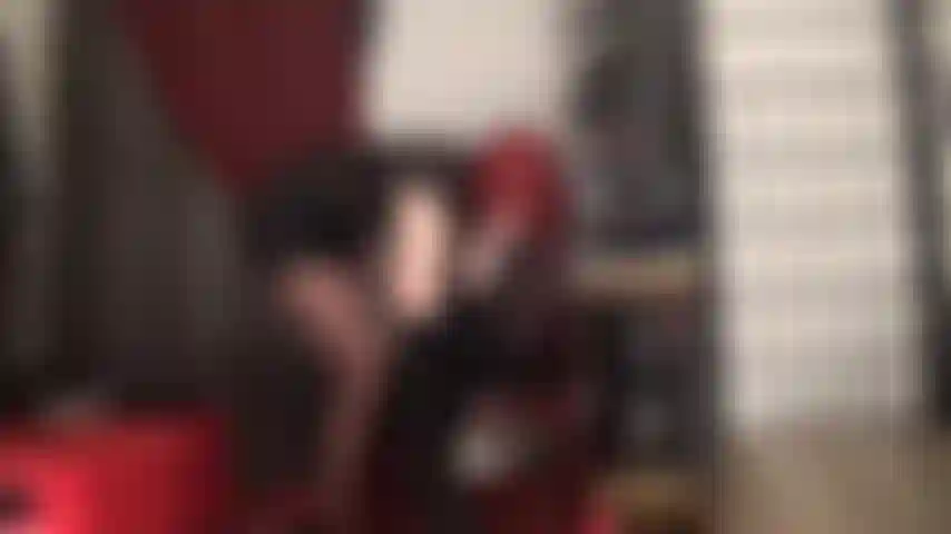 Leather mistress makes this big white cock look simply irresistible for your whore mouth.