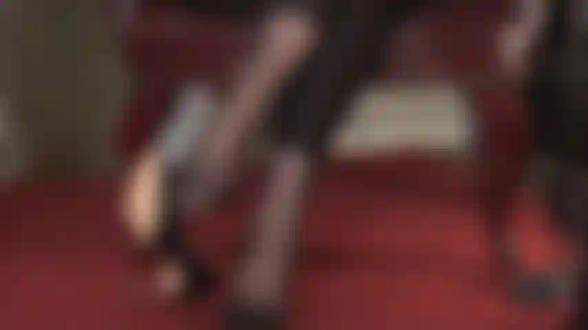 5-Toe glove pantyhose and shoe play - like a glove, the nylon is perfectly wrapped around each cute little toe. This special pair of pantyhose has got your heart beating faster as they peek out of mistress' leather pumps.