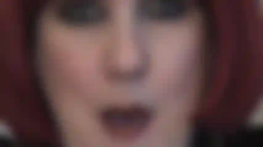 Mesmerizing eye contact and tongue tease - you are weak for mistress' piercing eyes and sexy tongue.