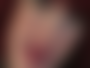 Lipstick fetish, cock tease - mistress adds a glossy layer over pink lipstick to tease with her luscious lips and a bbc.