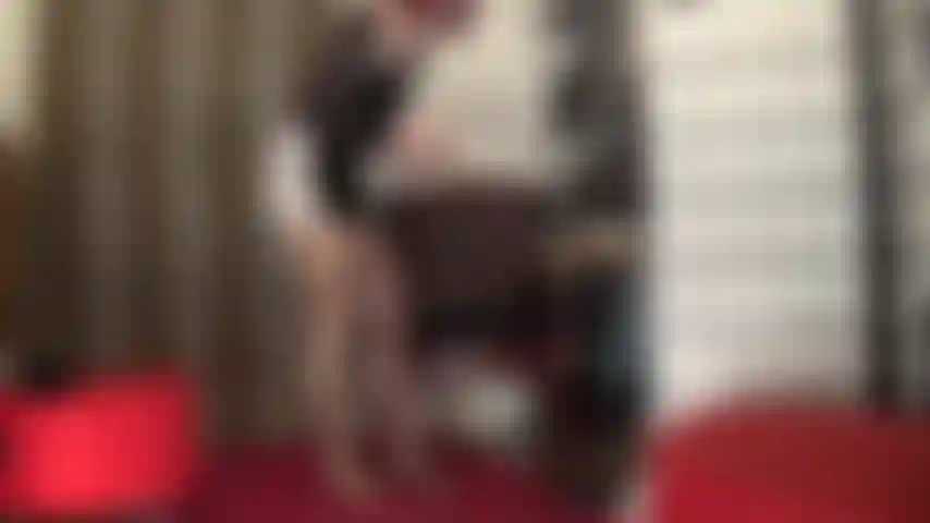 Shiny nude lace top stockings over glossy pantyhose. Wow!