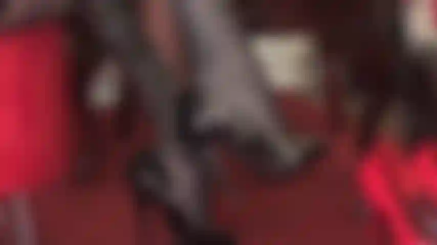 Sexy peeptoe pumps dangling and foot tease.