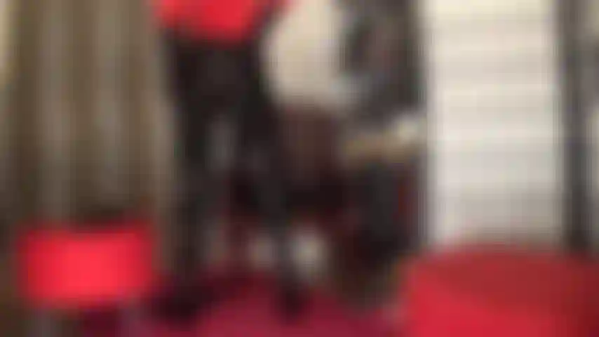 Jerk your dick to my leggings and shiny boots. As i pull the pants even higher, even tighter, your cock starts to twitch. Smack it, squeeze those balls, jerk it. Harder!