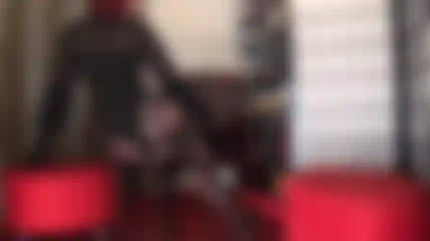 Mistress' curves are pure art, offering a back view onto her fine ass, hips and legs in floral garter and stocking pantyhose.