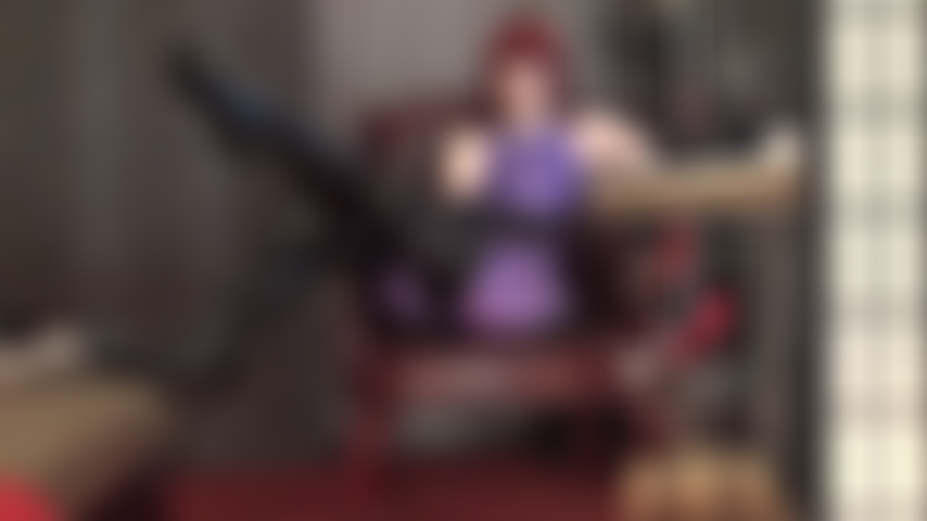 Lycra spandex fetish - mistress looks incredible in this curve hugging purple leohex ensemble. Your heart skips a beat as she adds another layer of black leohex tights...