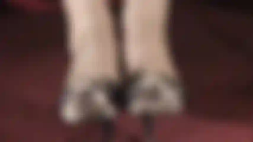 Get down low and lick the dirty bottoms of my heels.