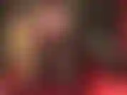 Sensual strapon domination in lingerie - mistress strokes her 8 inch black strapon, dressed in sexy red underwear... Bra, panties with long silky gloves, lace top stockings and pantyhose layers.