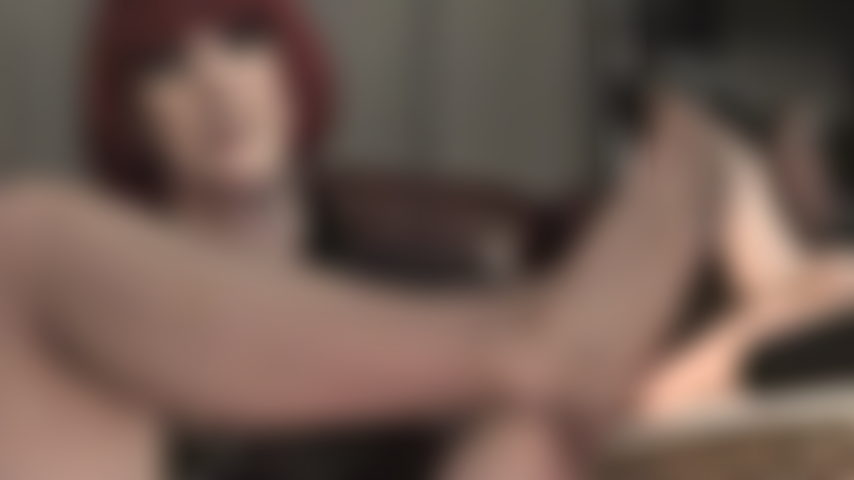Pantyhose footjob with legs up on the table - mistress builds up the cum with her sexy nylon toes and soles, finishing you off on her feet using her leather gloves.