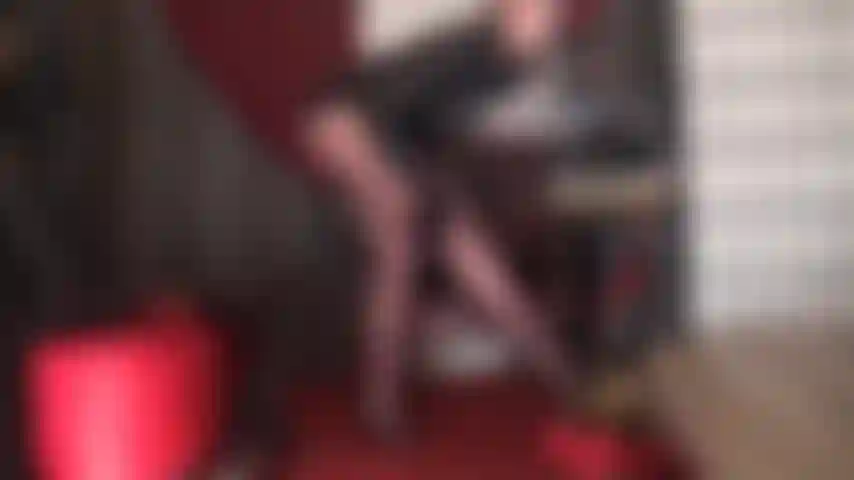 Legs so powerful, you drop to your knees in awe, begging to be allowed to feel them in soft coffee brown shiny pantyhose, all the way up to a sexy pair of shorts.