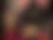 Mistress in latex - transparent sexy rubber stockings and high platform mules. Latex fetish in high heels.