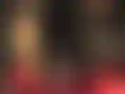 Hot black leather and long fur coat.