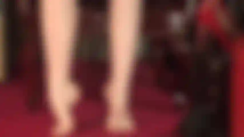 Bare foot worship - beautifully curved high arches, soft soles and cute toes playing with peep toe pumps.